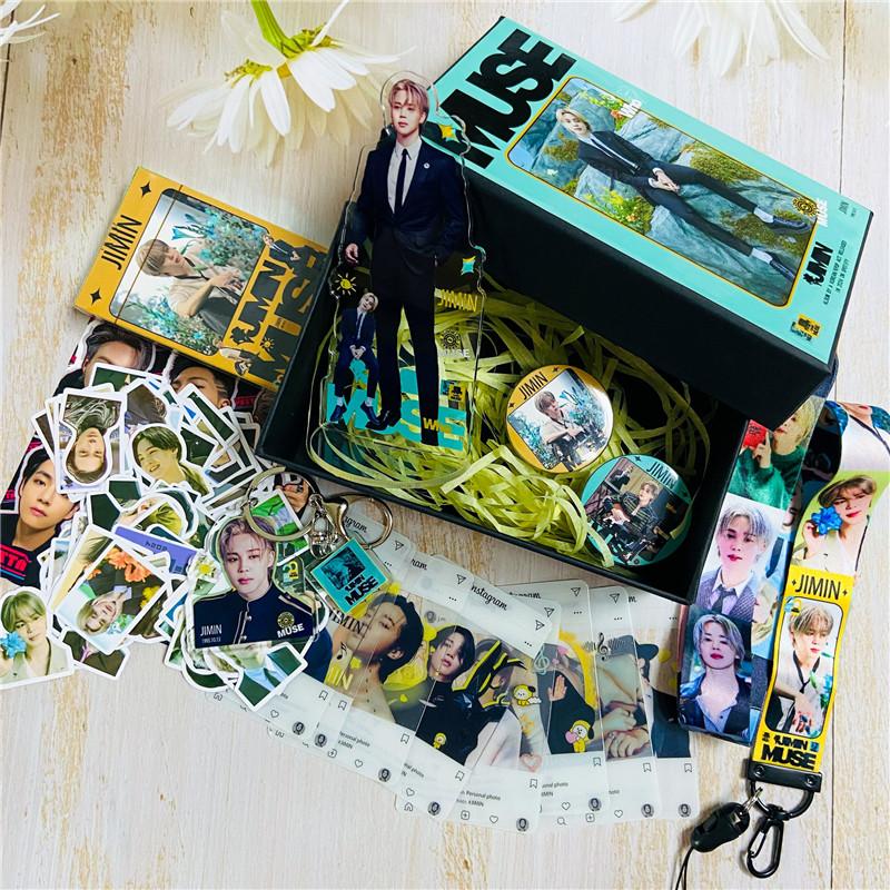 JIMINグッズ ギフトボックス フォトカード MUSE テープ セット JIMINグッズ ギフトボックス フォトカード MUSE テープ セット