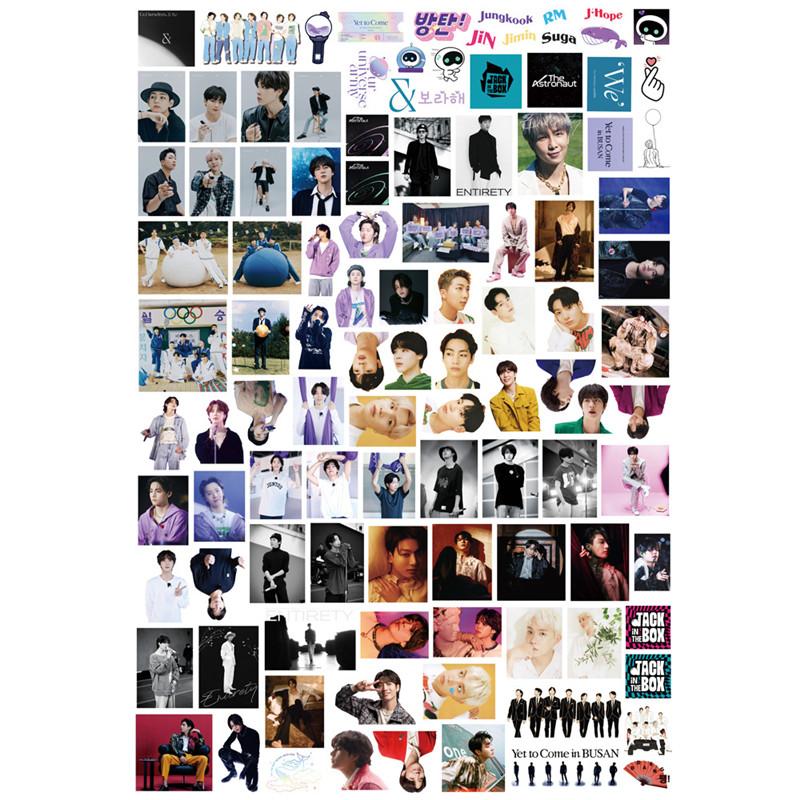 BTSグッズ BTSシール 106枚 シールセット 防弾少年団 BTS全員 ス 