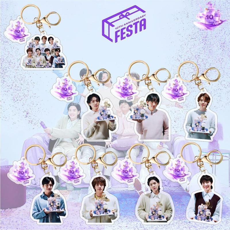 2番目が半額 BTSグッズ FESTA 防弾少年団 バンタン キーリング 