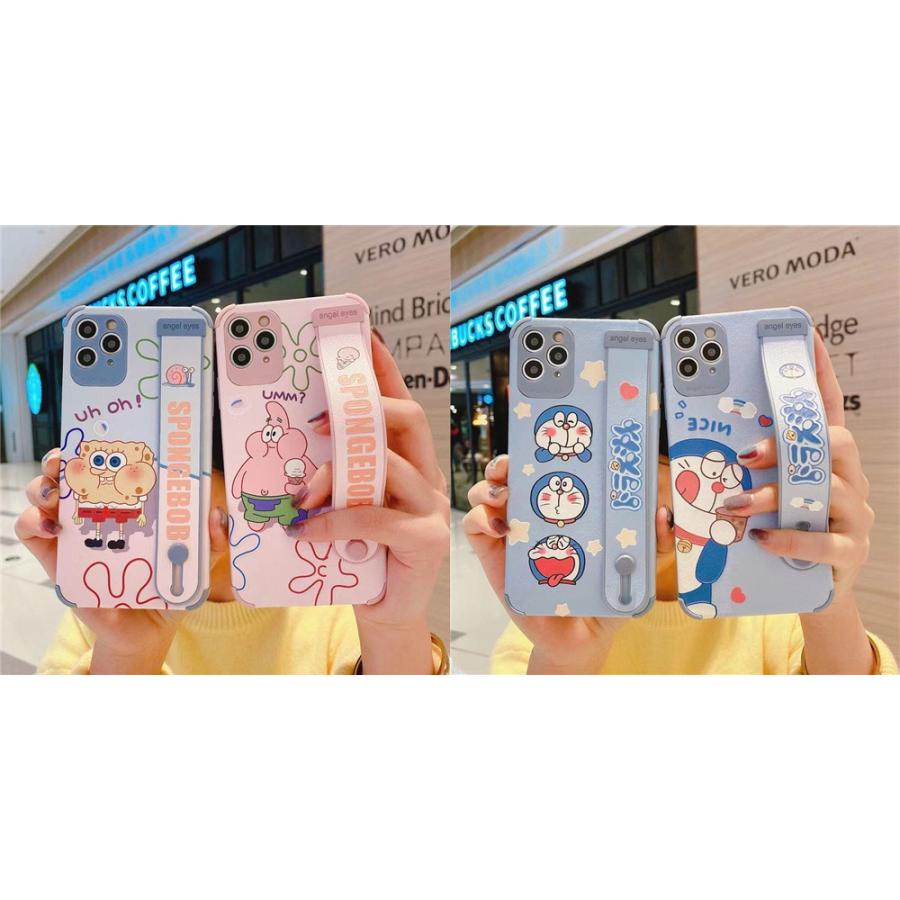 Iphone12 12pro 11 11pro 11promax 7 8 X Se2ケース スマホケース カップル 大人女子 人気可愛い バンド付き おしゃれ 落下防止 携帯ケース 韓国 Shoujike54 アル専門店 通販 Yahoo ショッピング