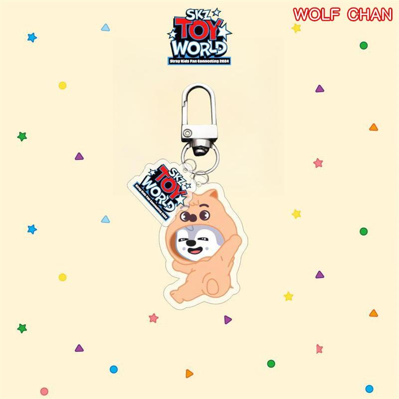 Stray Kidsグッズ SKZ アクリル キーリング SKZOO ストレイキッズ キーホルダー グッズ キーチェーン アクセサリー 携帯 鍵飾り SKZ'S TOY WORLD スキズ｜flysell｜10