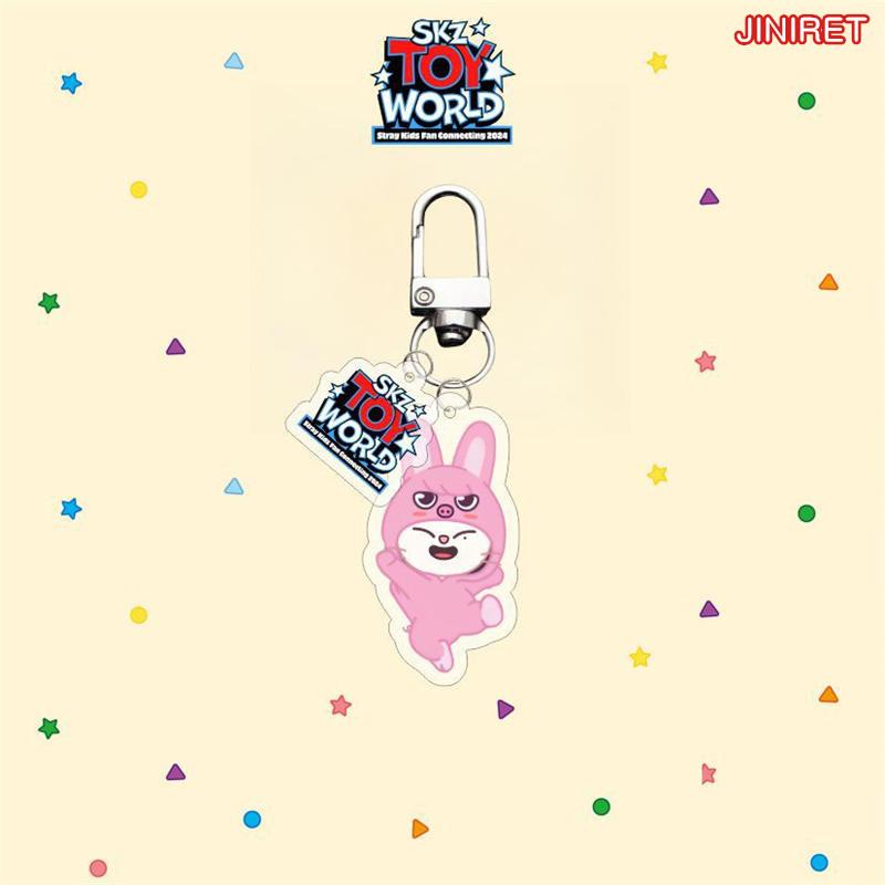 Stray Kidsグッズ SKZ アクリル キーリング SKZOO ストレイキッズ キーホルダー グッズ キーチェーン アクセサリー 携帯 鍵飾り SKZ'S TOY WORLD スキズ｜flysell｜14