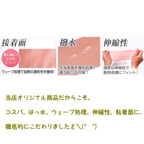 キネシオロジーテープ　幅38mm×5m  ユーテックスーECO ×10箱 ゼロテックス キネシオロジーテープ 幅38mm×長さ5m 8巻入りの通販