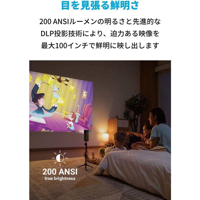 Anker Nebula (ネビュラ) Apollo(Android搭載モバイル プロジェクター 小型)200 ANSIルーメン 6Wス 標準小売価格 Anker Nebula (ネビュラ) Apollo(Android搭載モバイル プロジェクター 小型)