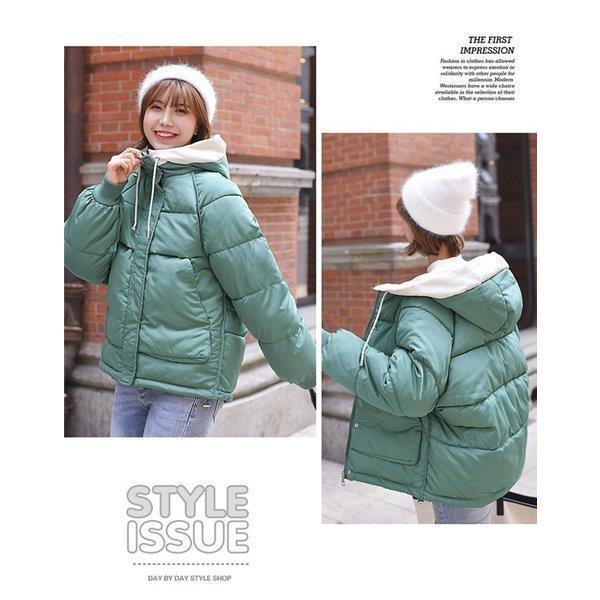 セール 登場から人気沸騰 厚手 アウタージャケット ダウンコート 暖かい 体型カバー ショートコート ゆったり フード付き 冬服 レディース 中綿ジャケット 防寒 防風 冬 中綿ジャケット コート アウター Meorboston Org