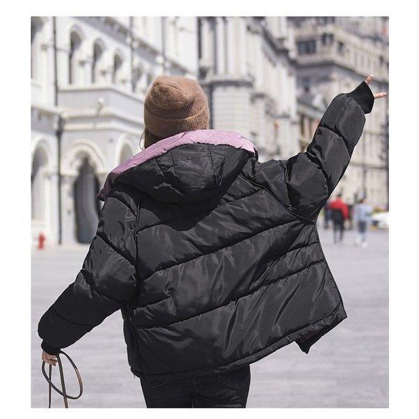 セール 登場から人気沸騰 厚手 アウタージャケット ダウンコート 暖かい 体型カバー ショートコート ゆったり フード付き 冬服 レディース 中綿ジャケット 防寒 防風 冬 中綿ジャケット コート アウター Meorboston Org