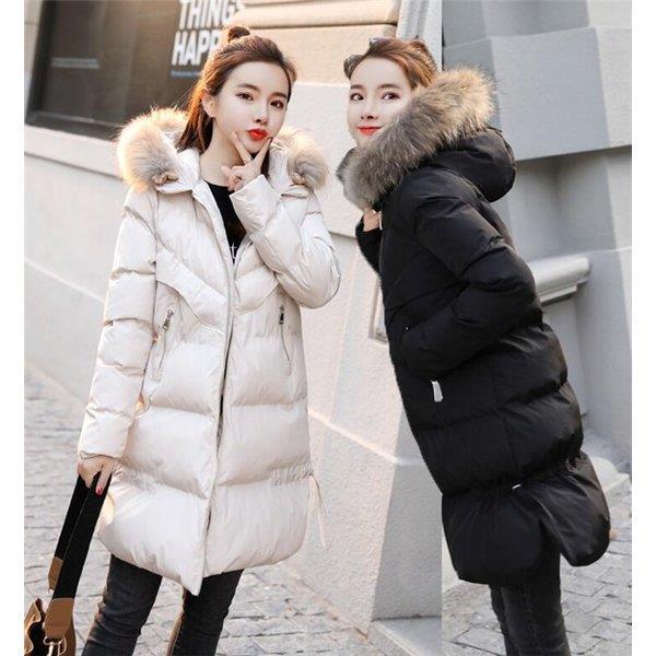 セール ブログ ダウンジャケット レディース ファー付き ダウンコート ゆったり アウター ロングコート 冬 防寒 純正ストア Gangwal Me