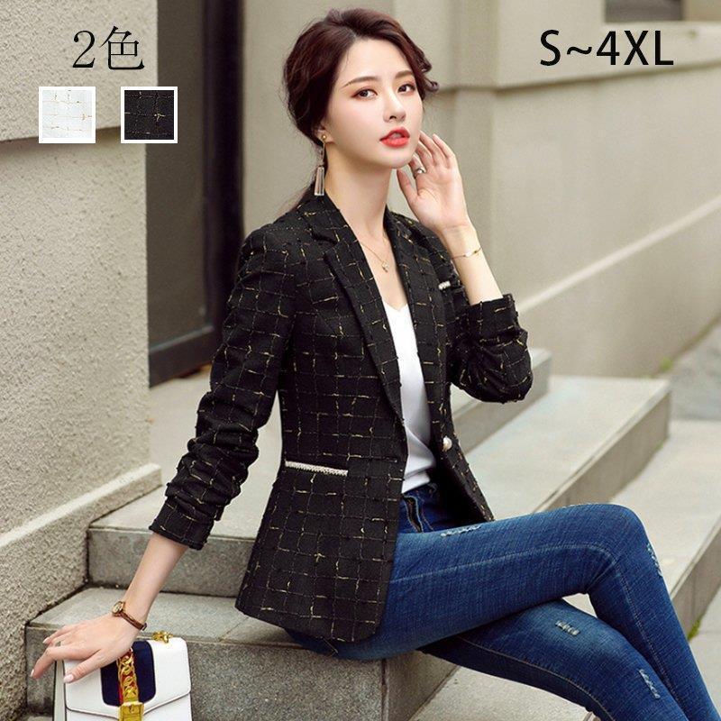 人気商品販売中 テーラードジャケット レディース スーツジャケット フォーマル テーラードジャケット ライトアウター コート 黒 白 カジュアル オフィス 通勤 韓国風 限定通販50 Off Www Superavila Com