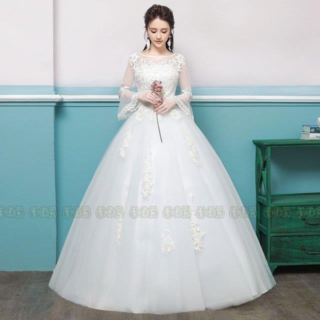 直販値下 フレア袖 ホワイトドレス 花嫁 ウェディングドレス ハイネック 妊娠 結婚式 ドレス 長袖 Aラインドレス ブライダルドレス 披露宴 大きいサイズ 早割販売中 Www Superavila Com