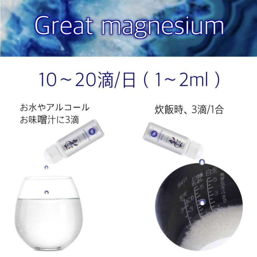 グレートマグネシウム 超高濃度 マグネシウム 50ml×3本 ミネラル