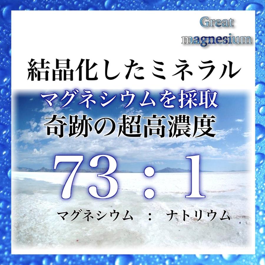 グレートマグネシウム 50ml × 2本 超高濃度マグネシウム ミネラル サプリメント マグネシウム 栄養補給 Great magnesium 栄養補給 ファスティング｜fmft｜03