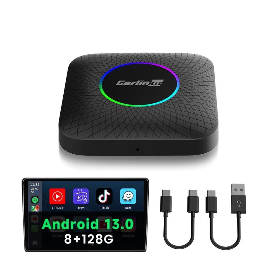 CarlinKit 限定LED版 Tbox Ambient Android13.0 ワイヤレスCarPlay