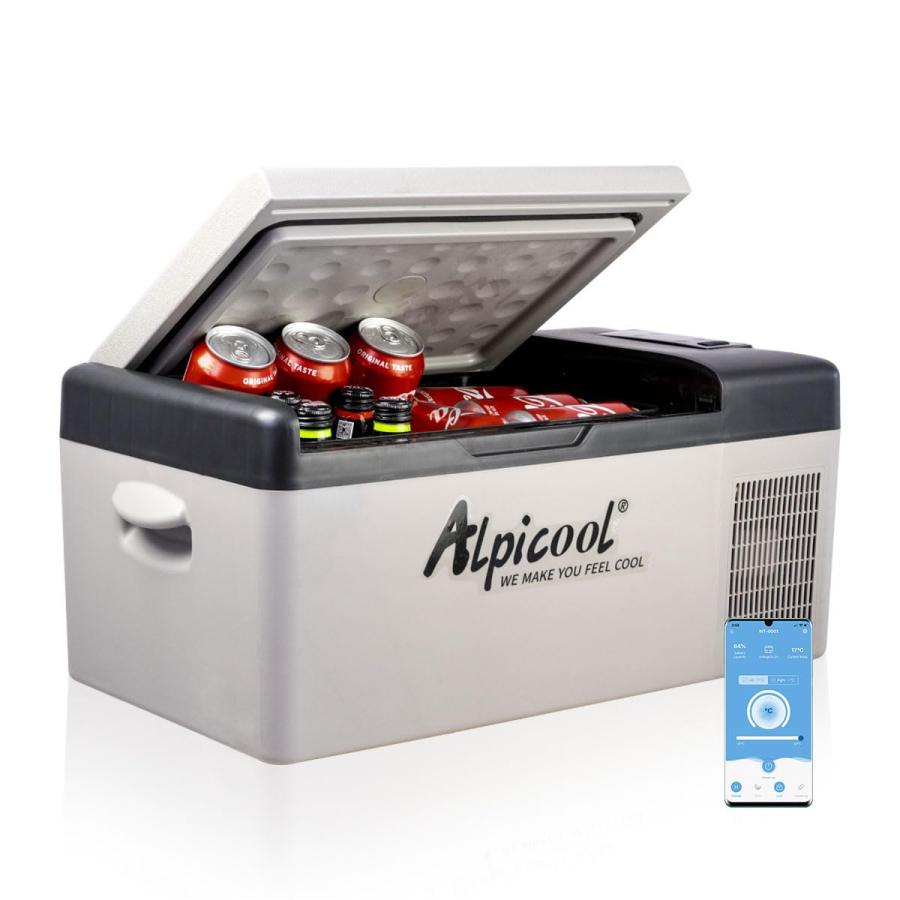 Alpicool ポータブル冷蔵庫 車載冷蔵庫 車載冷蔵冷凍庫 C15 15L 15