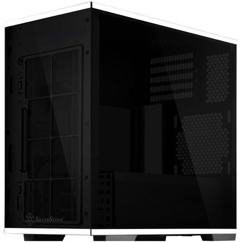 SilverStone Lucidシリーズ 強化ガラス製PCケース SST-LD01 26001 ブラック Lucidシリーズ 強化ガラス製PCケース SST LD01 ブラック