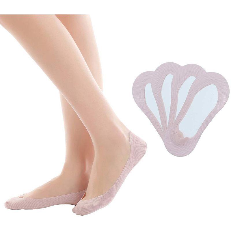 豪華ラッピング無料 4足セット レディース 靴下 フットカバー 脱げない ピンク 快適 くつした ソックス パンプス スニーカーソックス Www Cognitiva La