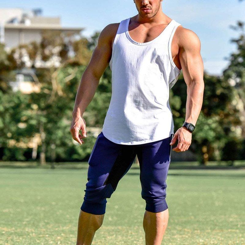 Outlet Sale Mech Eng メチーエング 7分丈パンツ メンズ ジャージ ジョガー 上質 トレーニングパンツ 通気性 ショーツパンツ ジム ウェア ハ Wantannas Go Id