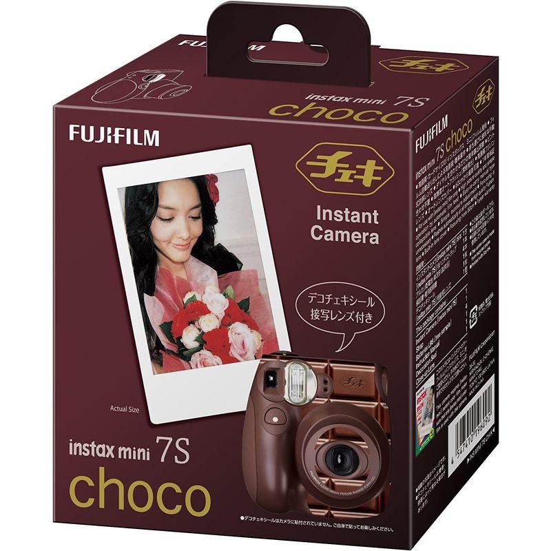 FUJIFILM インスタントカメラ チェキ instax mini 7S チョコ INS MINI 7S CH K 7S インスタントカメラ チェキ instax mini チョコ INS MINI CH