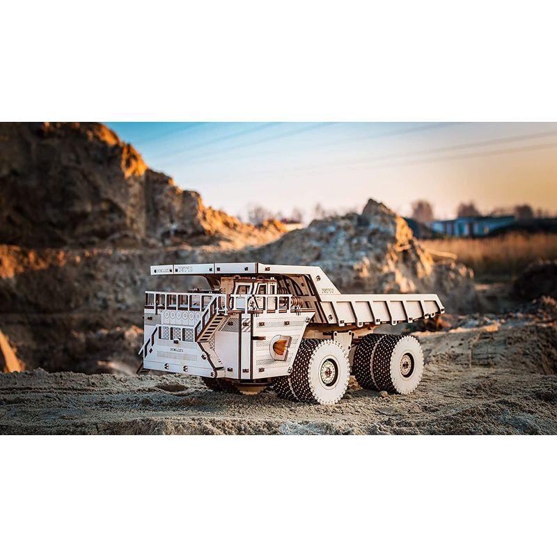 EWA BelAZ 75710 オフロードダンプ 3D木製モデル (BelAZ 75710 Off-road Dump 3d Mechani パズルゲーム S1486453194(14626円)