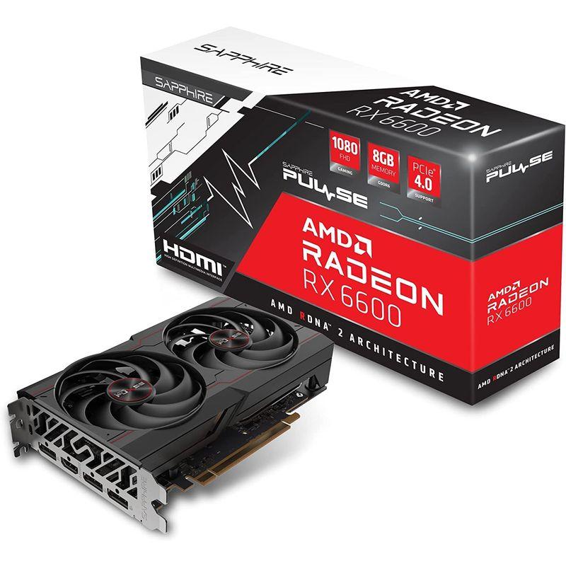 Sapphire PULSE Radeon RX 6600 8GB グラフィックスボード 11310-01-20G VD7869 PULSE Radeon RX 8GB グラフィックスボード 20G VD7869