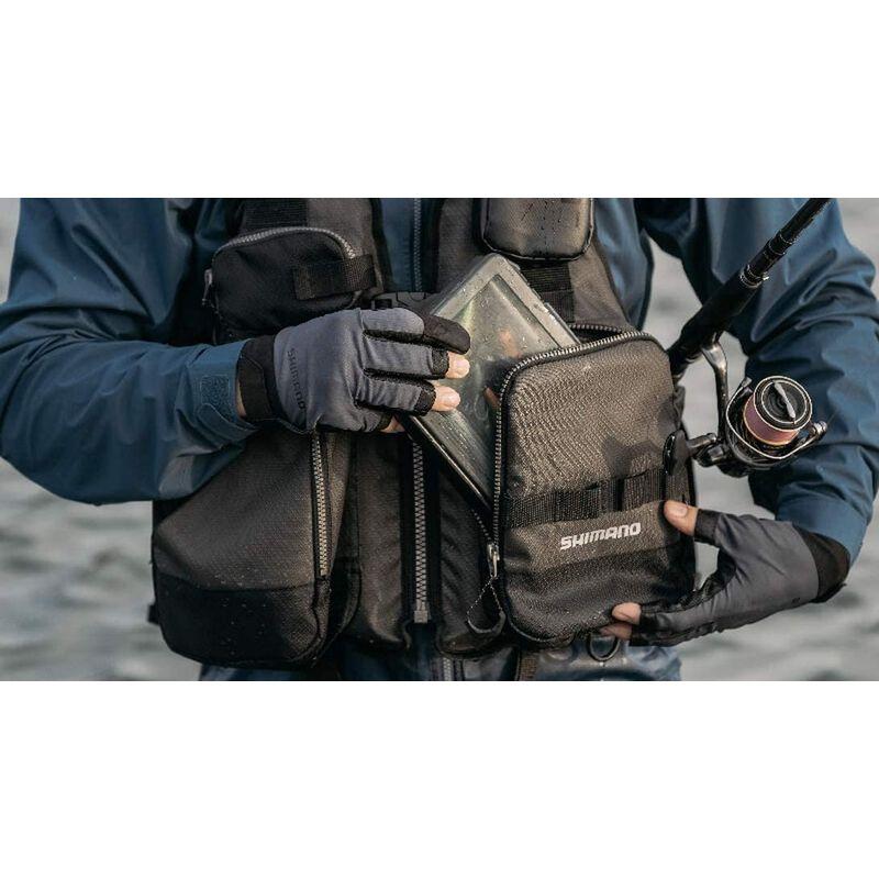 シマノ(SHIMANO) 釣り ウェア 固定式フローティングベスト ゲームベスト VF-024U グレー 0 SHIMANO 釣り ウェア 固定式フローティングベスト ゲームベスト VF 024U グレー