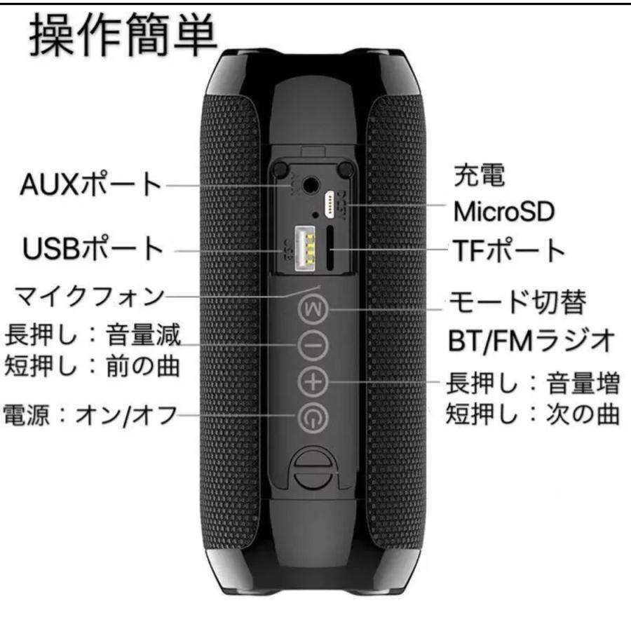 T＆G Bluetooth スピーカー 防水 高音質 ワイヤレス キャンプ アウトドア｜fmp1shop｜02