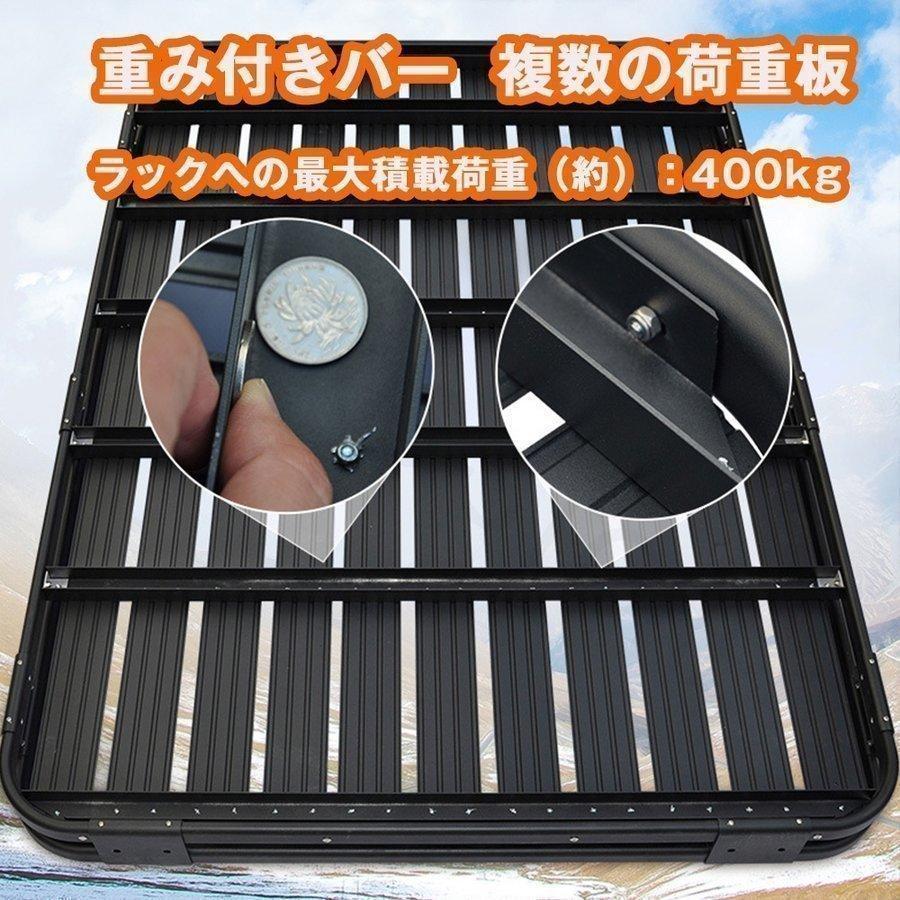 新品未使用！ 新型 ルーフキャリア ルーフマウントカーゴラック アルミ製 ルーフラック カーゴラック ルーフバスケット 汎用 業務用 荷物固定 ストア アルミ製 ブラック S M 【MYK7628267902】(26840円)