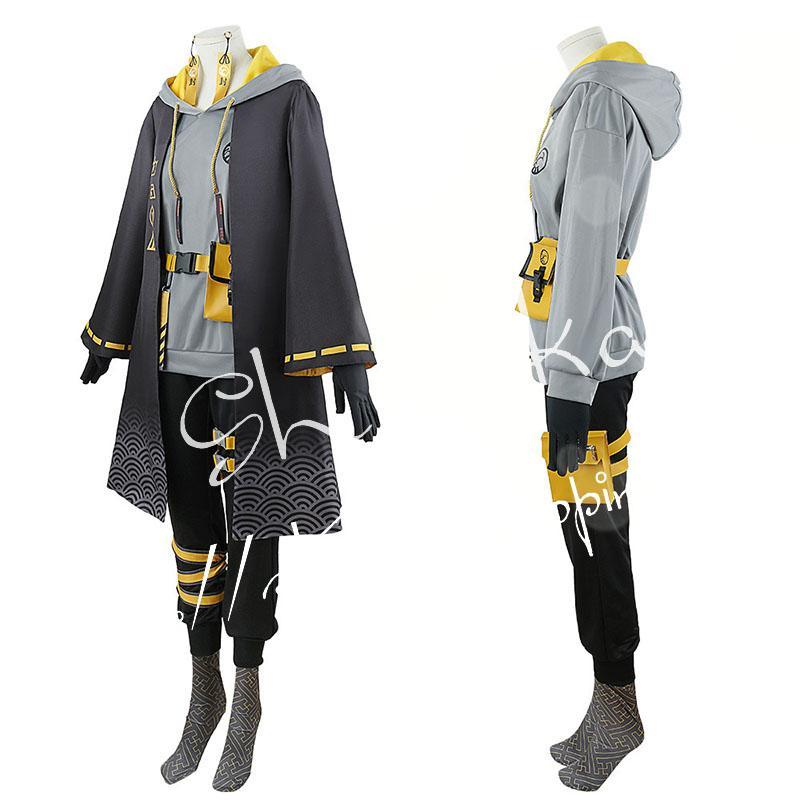 バーチャルYouTuber風 彩虹社 VTuber 夜十神封魔 コスプレ衣装 ウィッグ cos靴 演出服 cosplay 変装 仮装 コスチューム ハロウィン 学園祭 文化祭 漫遊展 写真参照