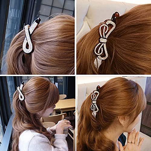 新しいブランド 財布 バナナクリップ 大きめ リボンの形 蝶結びの形 キラキラ ヘアクリップ リボン 大きめ オフィス ギフトバナナクリップ 大 リボン ヘアクリップ シン Www Virginiawaldenford Com