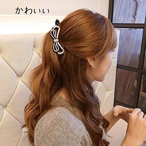 新しいブランド 財布 バナナクリップ 大きめ リボンの形 蝶結びの形 キラキラ ヘアクリップ リボン 大きめ オフィス ギフトバナナクリップ 大 リボン ヘアクリップ シン Www Virginiawaldenford Com