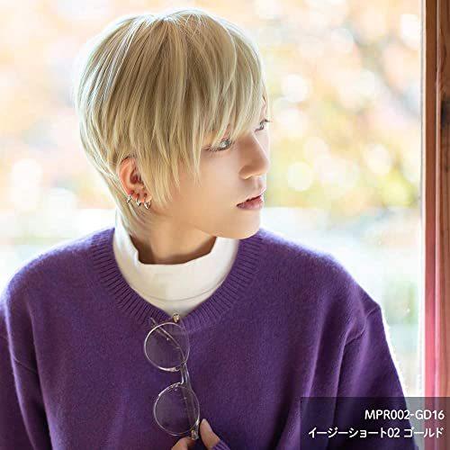 優先配送 メンズアクセサリー クラッセ イージーショート02 メンズ フルウィッグ ウィッグ 男装 ショート 短髪 自然 耐熱 男女兼用 ウィッグネット付き ゴールド Www Threeriversofs Com