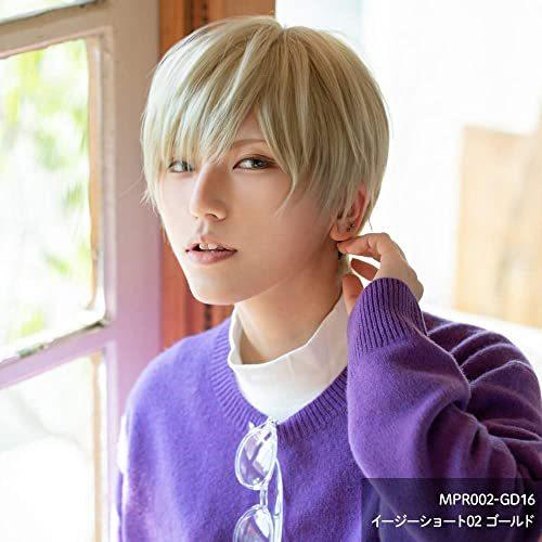 優先配送 メンズアクセサリー クラッセ イージーショート02 メンズ フルウィッグ ウィッグ 男装 ショート 短髪 自然 耐熱 男女兼用 ウィッグネット付き ゴールド Www Threeriversofs Com