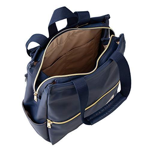 人気のファッションブランド リュック トート Delde デルデ 2way 合皮ネイビー レディース レギュラーサイズ リュックサック デイパック Chainflux Com