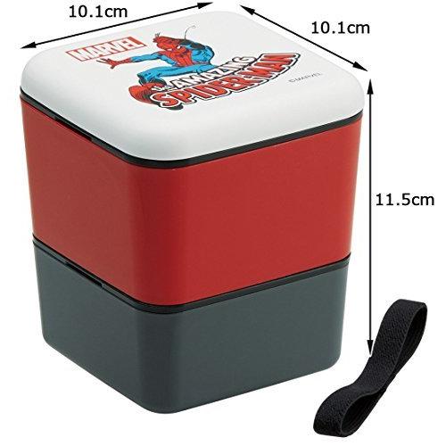 世界の人気ブランド スケーター シンプル ランチボックス 600ml 2段 弁当箱 角形 スパイダーマン Slbws6 Shipsctc Org