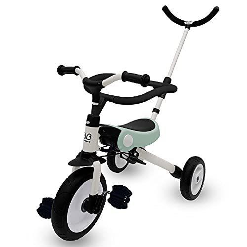 Sl グリーン 大人用ハンドル付 Benebene 折りたたみ三輪車 三輪車 大人用ハンドル付 Fnサービス 車 バイク 自転車 S