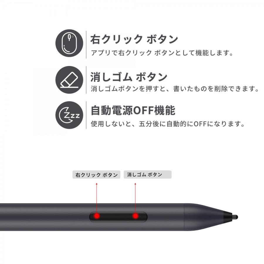 Surfaceペン サーフェスペン Windows10に最適スマートペン 極細 高感度 タッチペン Surface Pro 3 4 Surface 3 Surface Go Surface Laptop等に対応 Pen 01 Foam 通販 Yahoo ショッピング