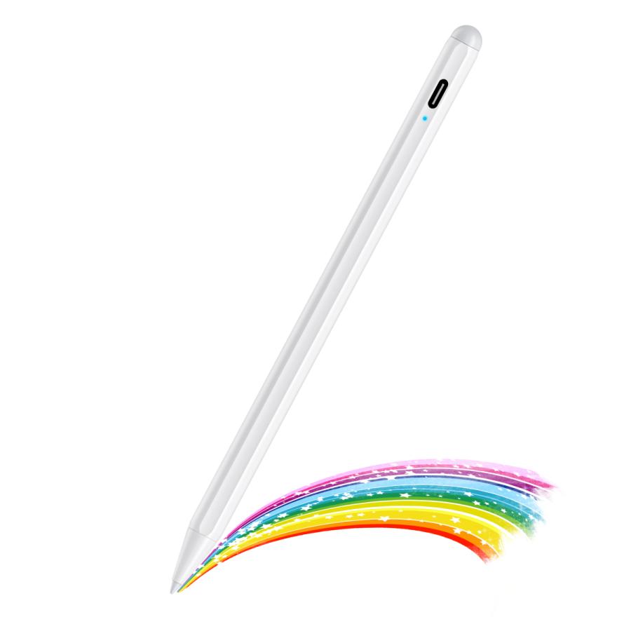 タッチペン iPadペンシル タブレット スタイラスペン 第2世代 極細 高感度 2018年以降iPad対応 タッチペン iPad Air 3/iPad mini 5/iPad 6/iPad Pro 3など｜foam-shop
