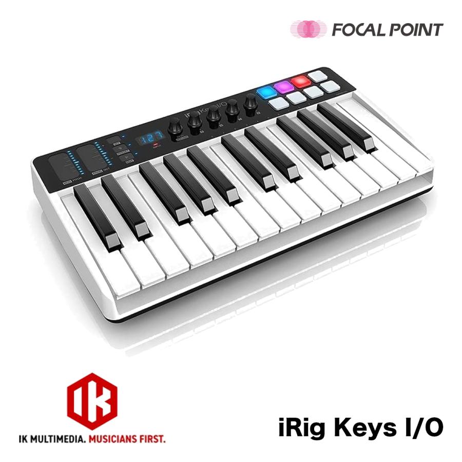 MIDIキーボード IK Multimedia iRig Keys I/O 25鍵 標準鍵盤モデル