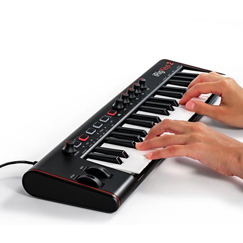 MIDIキーボード IK Multimedia iRig Keys 2 37鍵 ミニサイズ MIDI USB パッド｜focalpoint｜04