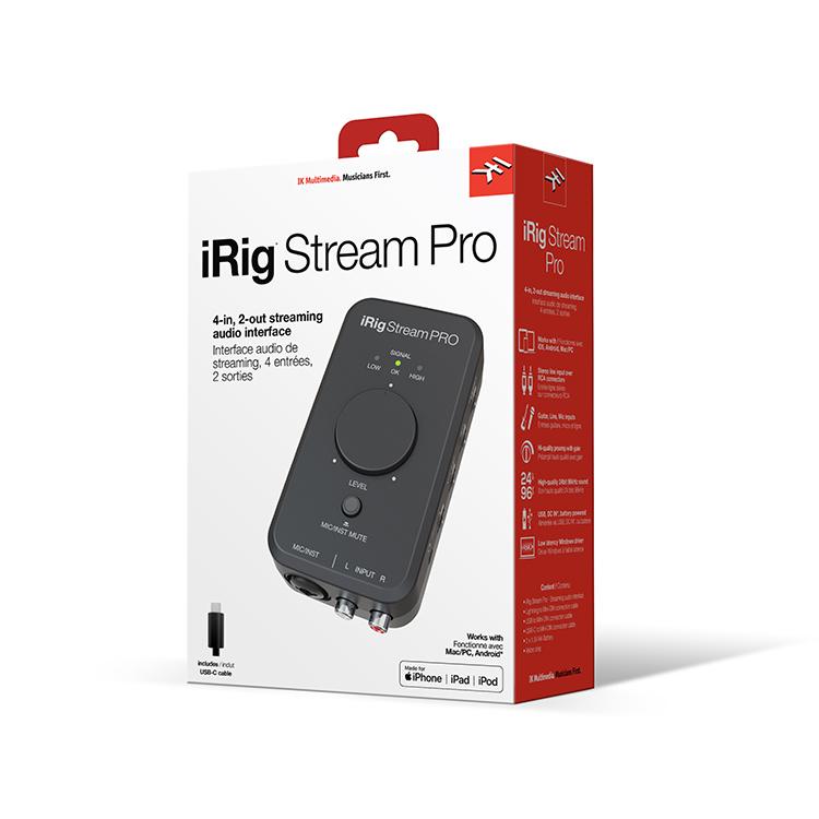 【数量は多】 IK Multimedia iRig Stream Pro オーディオ ストリーミング
