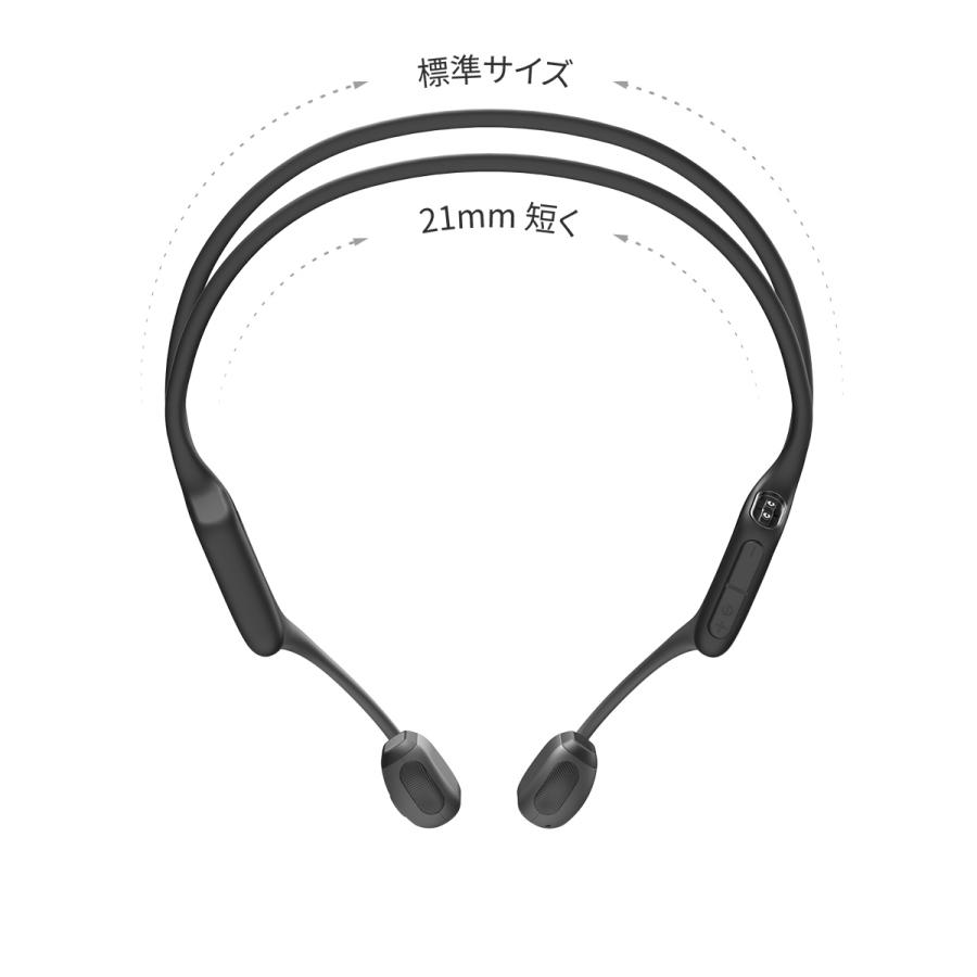 Shokz OpenRun Pro mini 骨伝導イヤホン Bluetooth ワイヤレス ショックス オープンランプロミニ スポーツ 防水 マラソン ジョギング｜focalpoint｜08