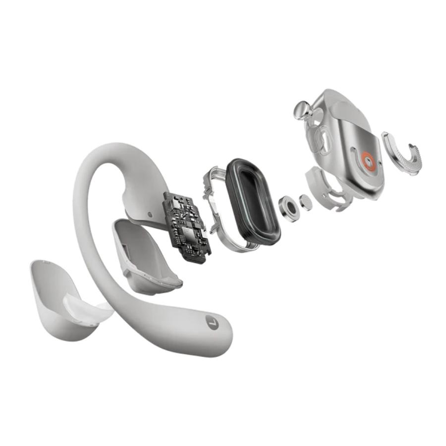 ZOOl ワイヤレスイヤホン グレー Shokz OpenFit 2+ ワイヤレスイヤホン Bluetooth ブラック