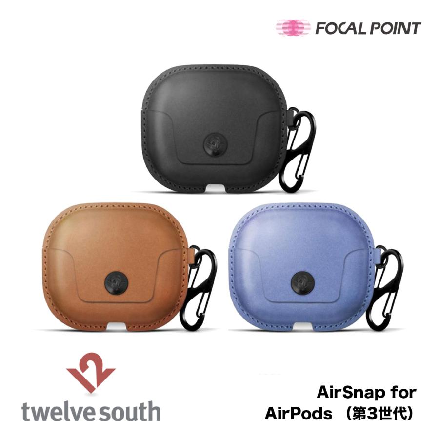 AirSnap for AirPods gen 3 airpods 第3世代 ケース レザー ワイヤレス