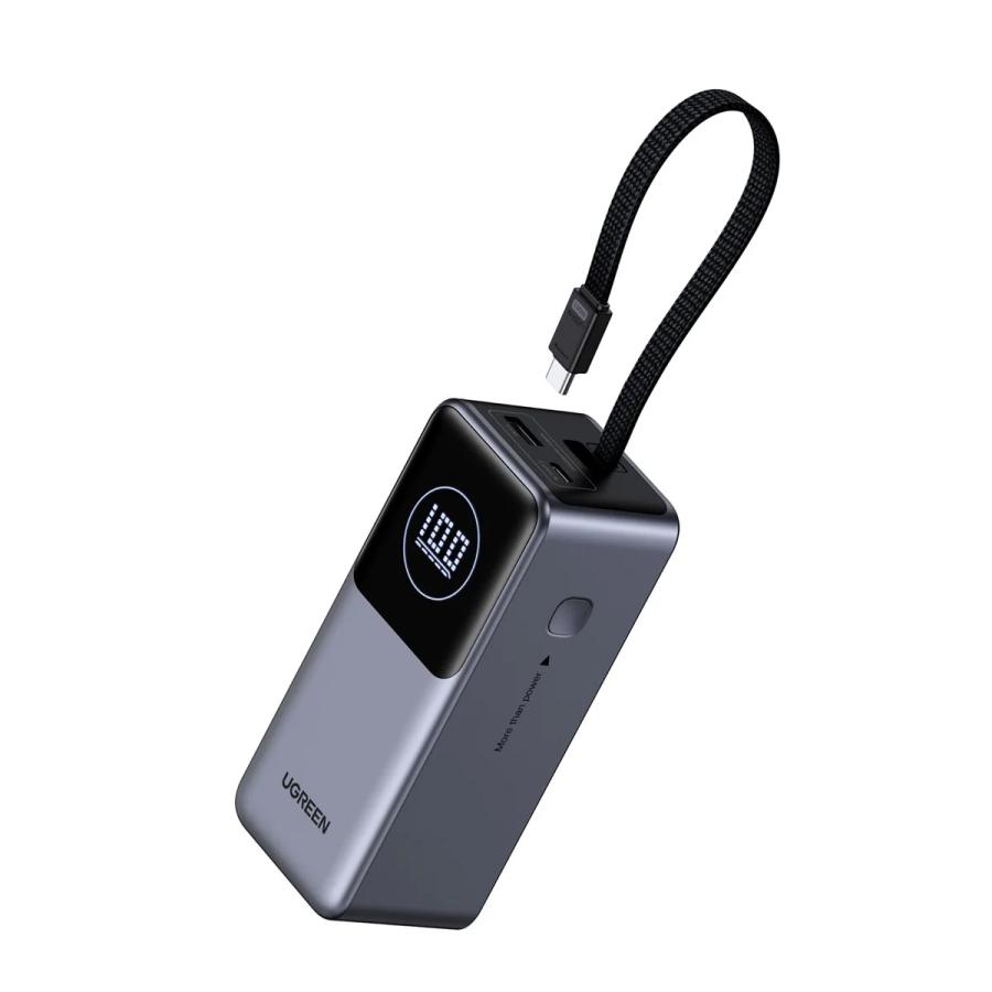 UGREEN UGREEN 20000mAhケーブル内蔵型モバイルバッテリー 55365B