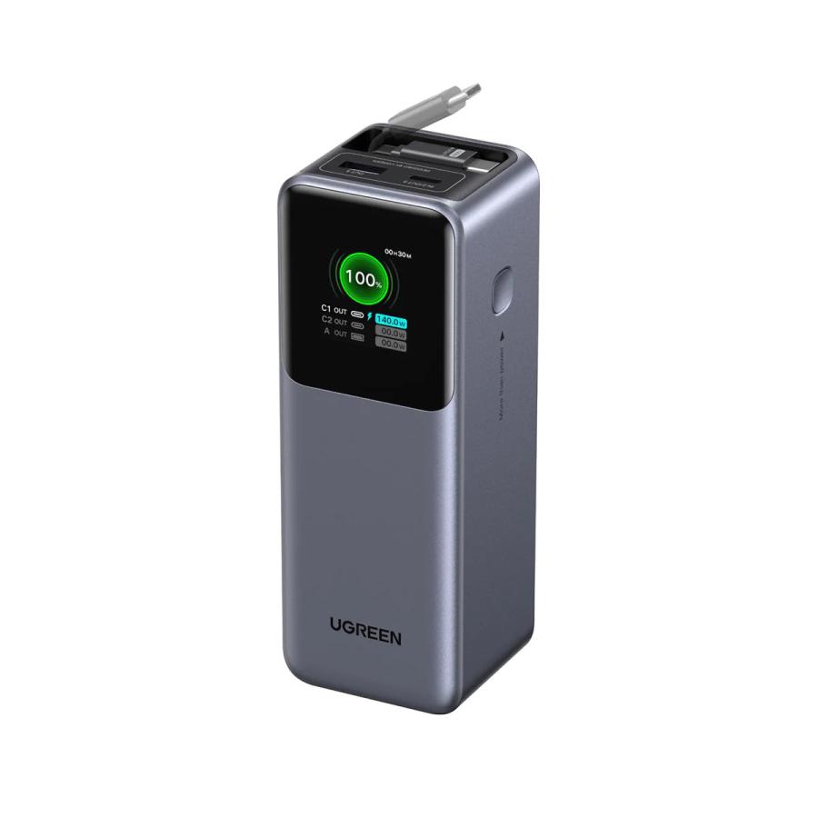 UGREEN UGREEN 20000mAh巻き取り式ケーブル付きモバイルバッテリー