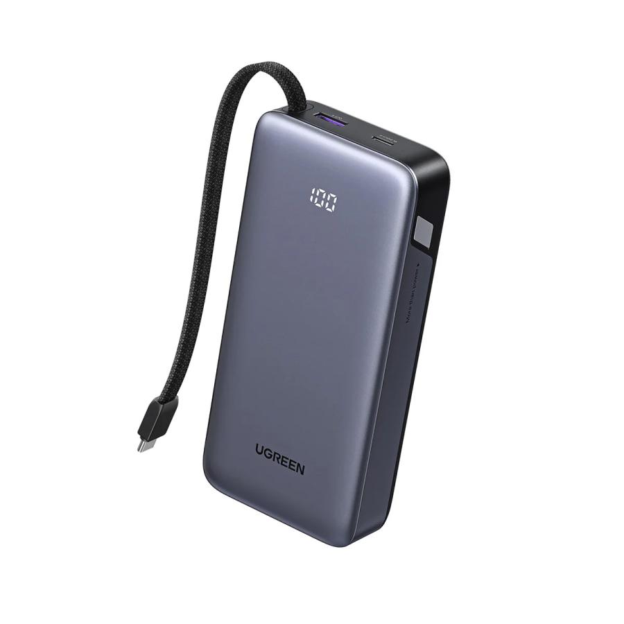 UGREEN UGREEN 20000mAhケーブル内蔵モバイルバッテリー 55988B