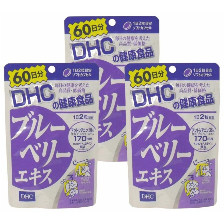 DHC ブルーベリーエキス 60日分 サプリメント ブルーベリー 粒 3個｜focus-online-store｜03