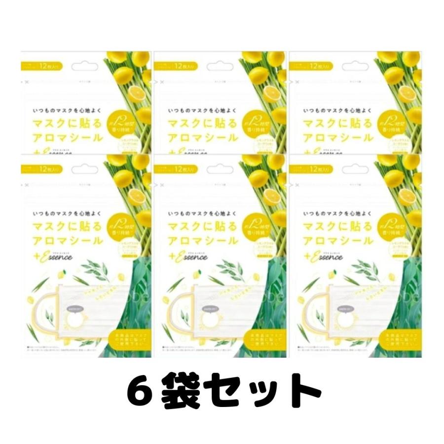 マスクに貼るアロマシール プラスエッセンス レモングラス ユーカリの香り 12枚入 6個 : a-4573252013433-006 :  クレシタマート - 通販 - Yahoo!ショッピング