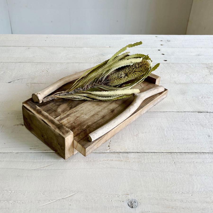 トレイ 木製トレイ 流木 ハンドメイド家具 リサイクルウッド