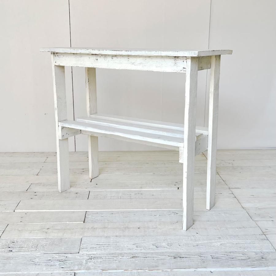 コンソールテーブル　リサイクルウッド　アンティーク　ナチュラル家具　ハンドメイド 楽天市場】コンソールテーブル ミニ1 スリム 玄関 アンティーク