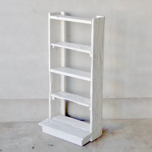 ハンドメイドシェルフ シェルフ 木製 おしゃれ 北欧 オープンシェルフ ホワイト 白